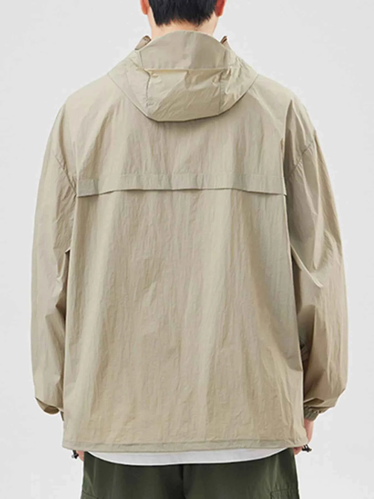 TEEK - Mens Plus Size Lightweight Hooded Windbreaker Jacket JACKET TEEK Trend