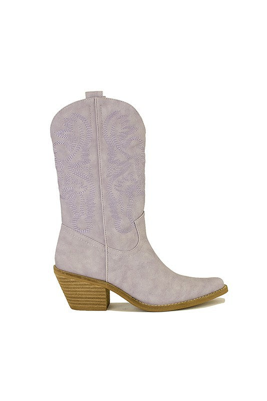 TEEK - ADELA WESTERN BOOTS SHOES TEEK FG LILAC 6