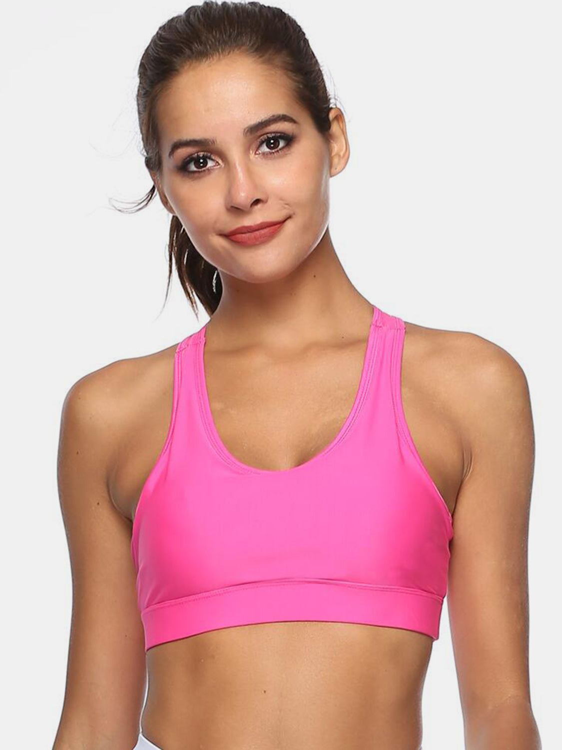 TEEK - Cutout Scoop Neck Active Tank BRA TEEK Trend