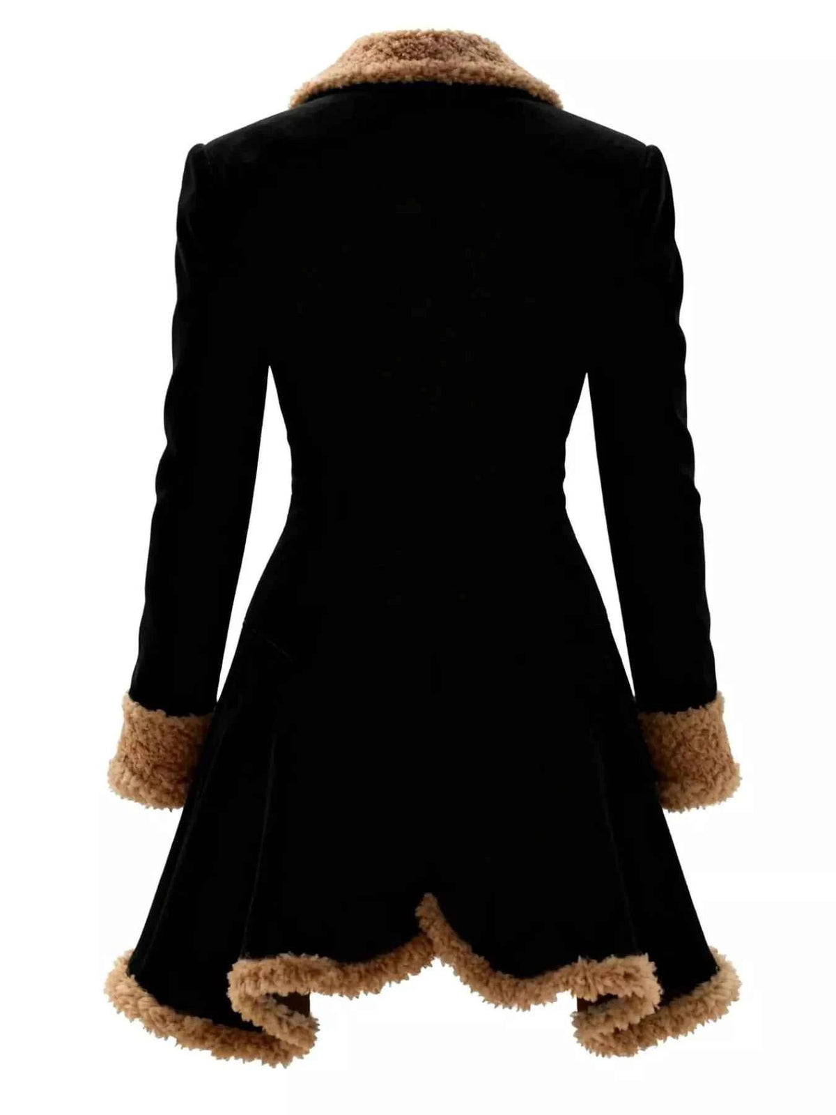 TEEK - Vintage Suede Sherpa Trimmed Winter Coat COAT TEEK Trend
