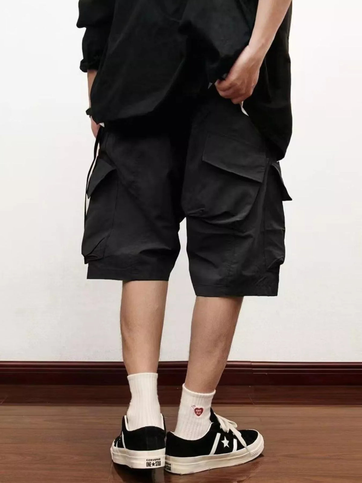 Men's Plus Size Loose Fit Cargo Shorts Trendsi
