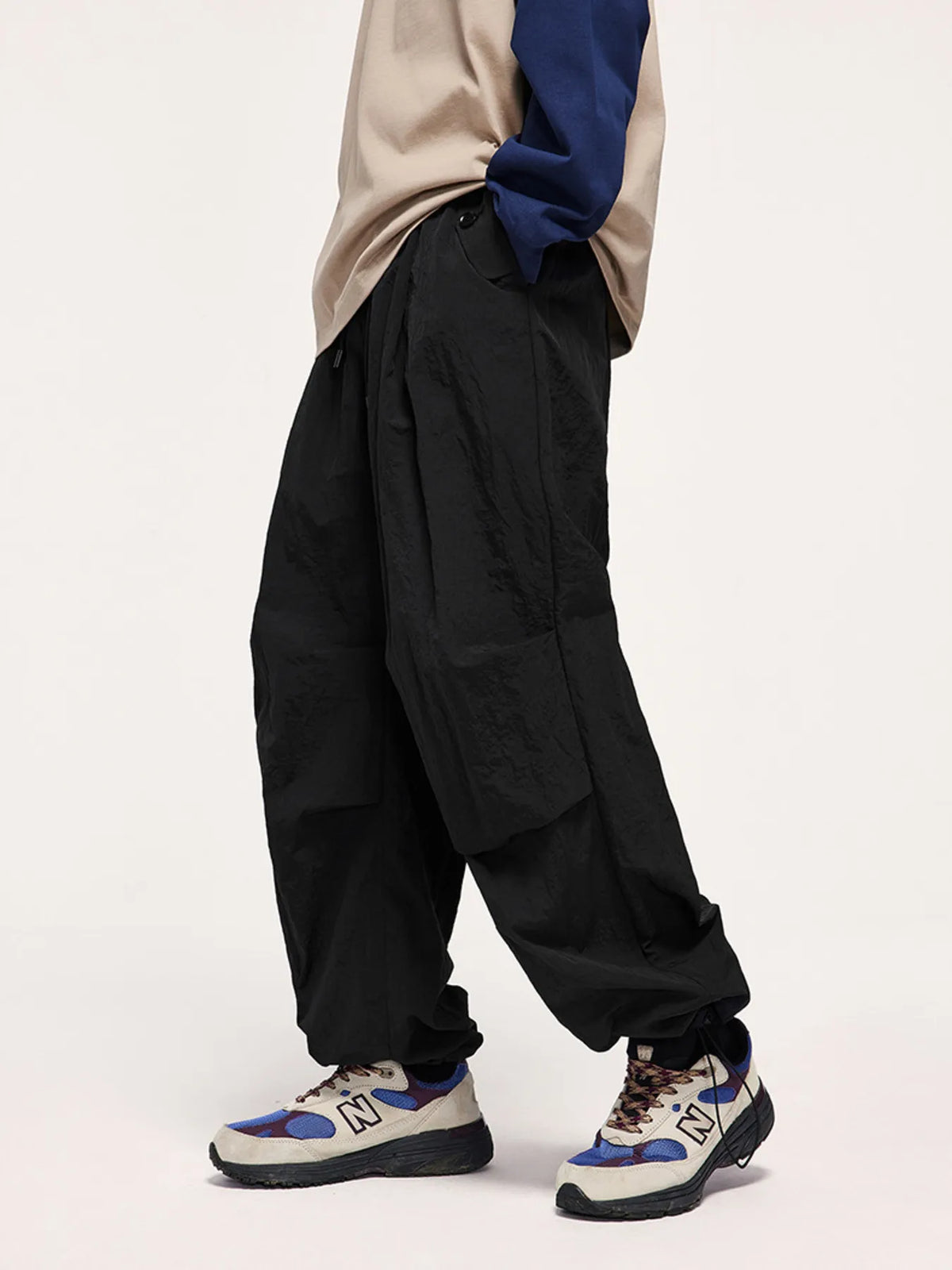 TEEK - Mens Relaxed Fit Lightweight Cargo Pants PANTS TEEK Trend Black S