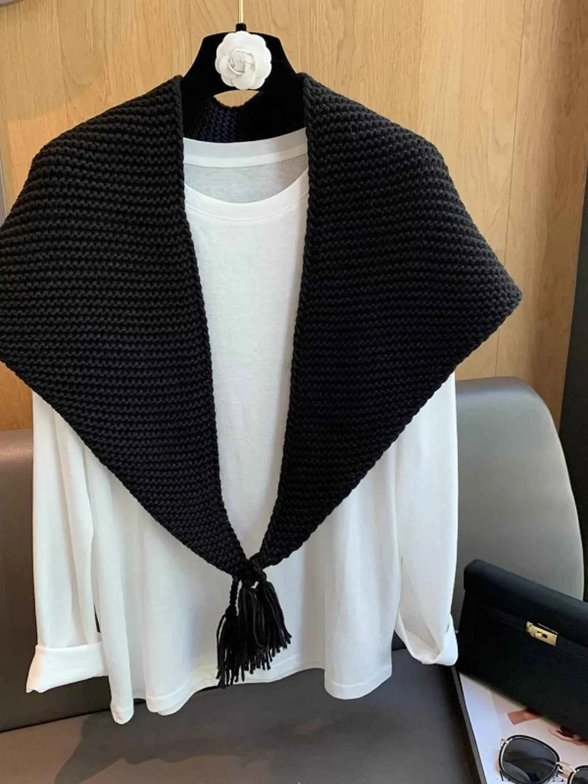 TEEK - Chunky Knit Tassel Scarf SCARF TEEK Trend