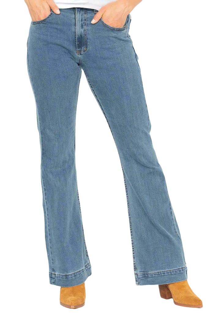 TEEK - Flare - Light Wash Stretch JEANS TEEK DDA