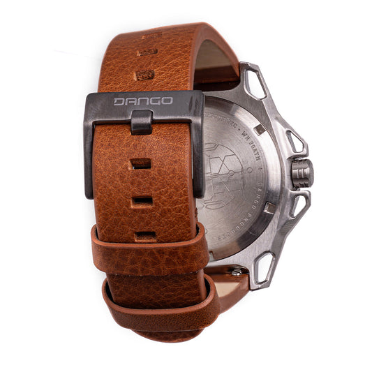 TEEK - MENS GMT-01 - AUTOMATIC GMT WATCH ITALIAN LEATHER STRAP WATCH TEEK D
