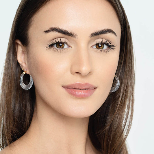 TEEK - Painted Graduated Lucite Hoop Earrings JEWELRY TEEK GNH