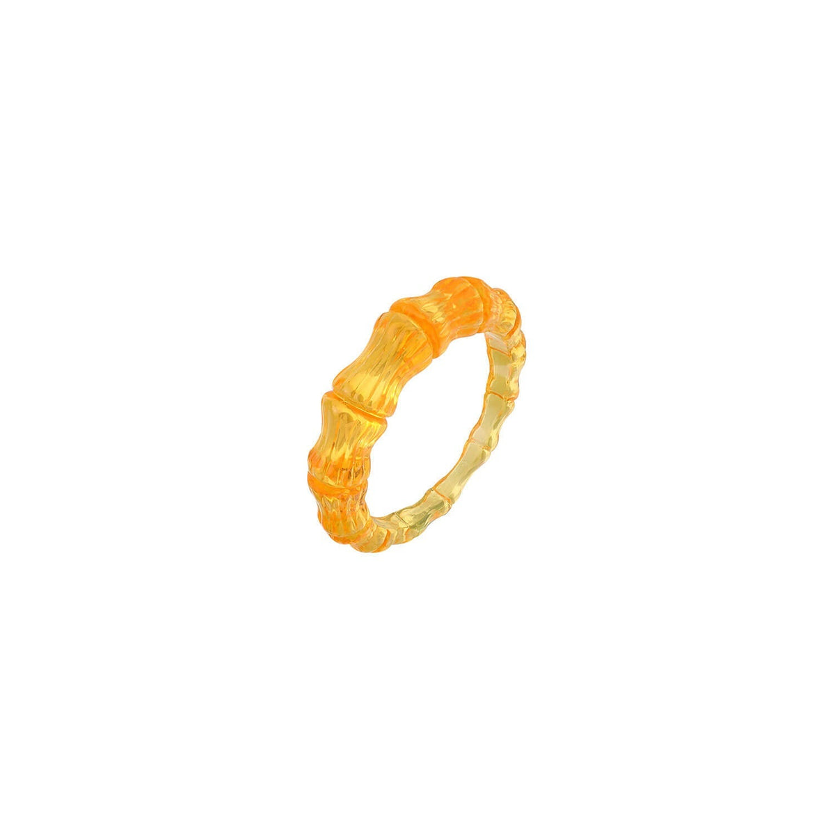 TEEK - Bamboo Lucite Rings Set of 5 JEWELRY TEEK GNH