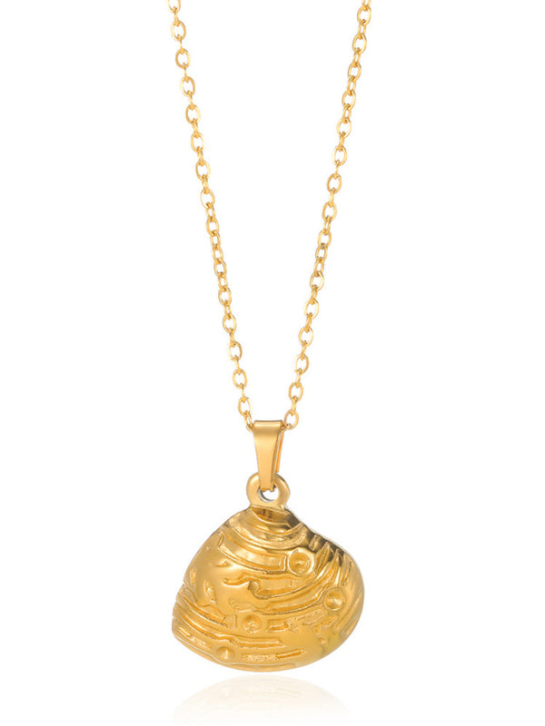 TEEK - Golden Ocean Shell Necklace JEWELRY TEEK K