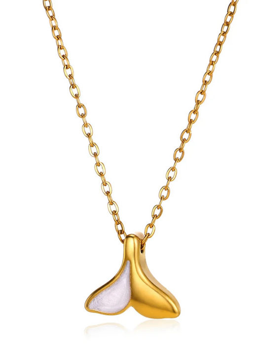 TEEK - Ocean Life Tail Necklace JEWELRY TEEK K Golden
