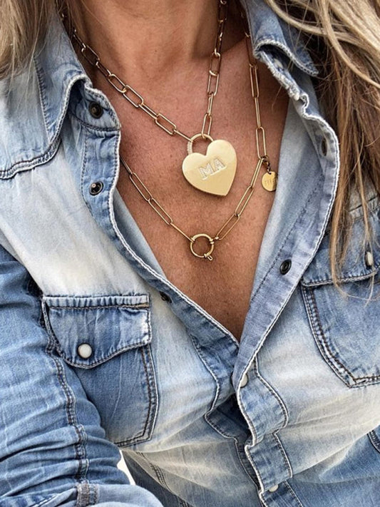 TEEK - Long-Sleeved Denim Distressed Slim Fit Top TOPS TEEK K