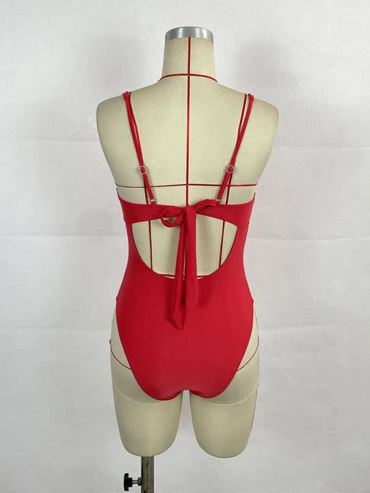 TEEK - Beach Back Tie Swimsuit SWIMWEAR TEEK K