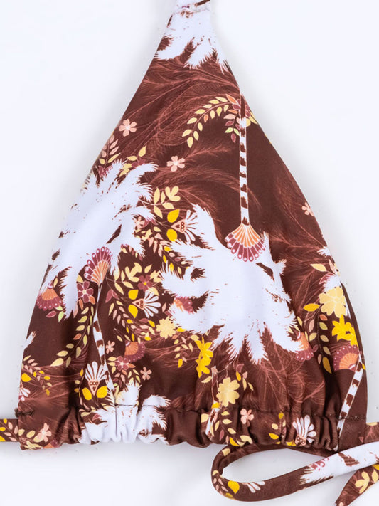 TEEK - Vacation Strap Floral Split Bikini SWIMWEAR TEEK K