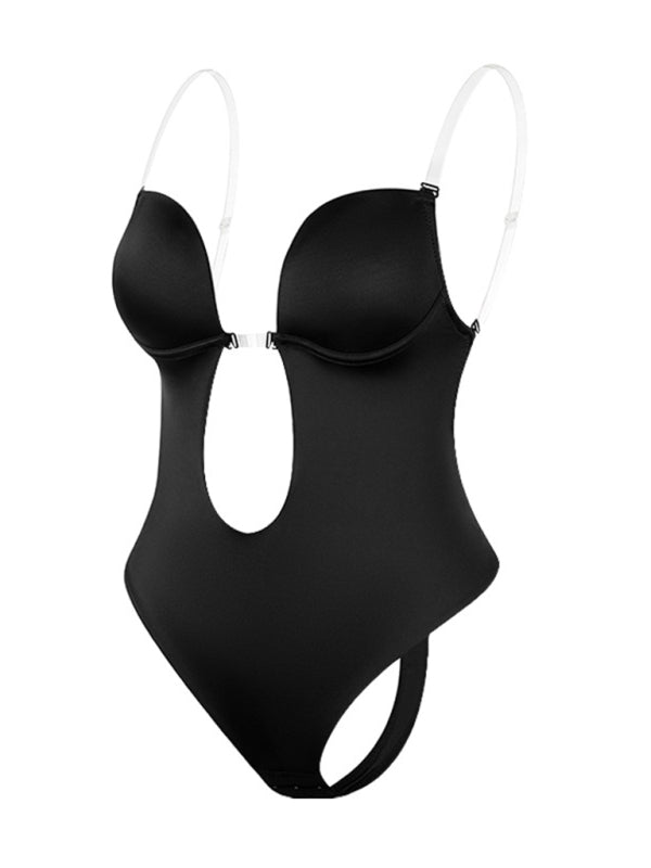 TEEK - Backless Deep V Backless Plunge Shaping Bodysuit UNDERWEAR TEEK K