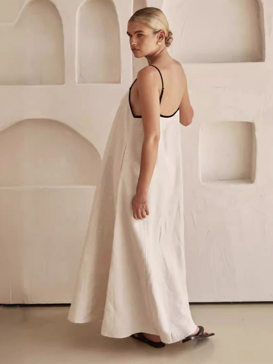 TEEK - Thin Borderline Pocketed Dress DRESS TEEK K