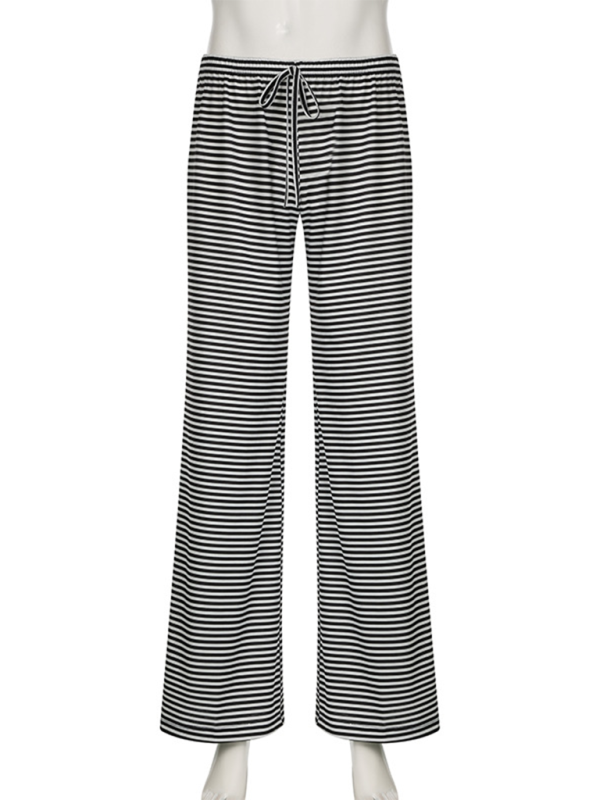 TEEK - Loose Low-Rise Knitted Wide-Legged Trousers PANTS TEEK K