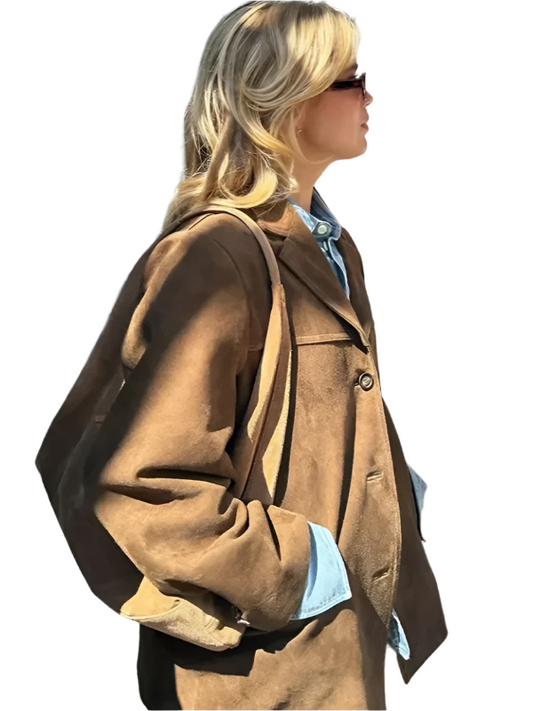 TEEK - Vintage Suede Jacket Coat JACKET TEEK K