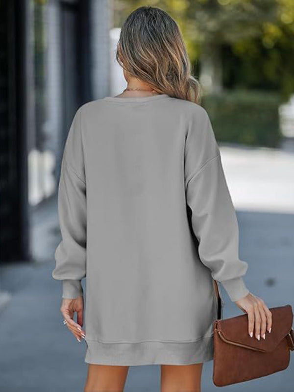 TEEK - Side Zipper Pullover Sweatshirt TOPS TEEK K