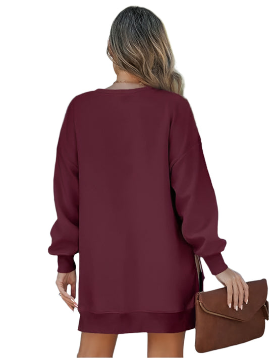 TEEK - Side Zipper Pullover Sweatshirt TOPS TEEK K