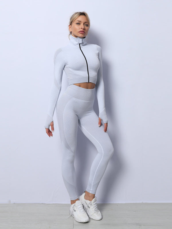 TEEK - Sports Fitness Three Piece Set SET TEEK K Grey S