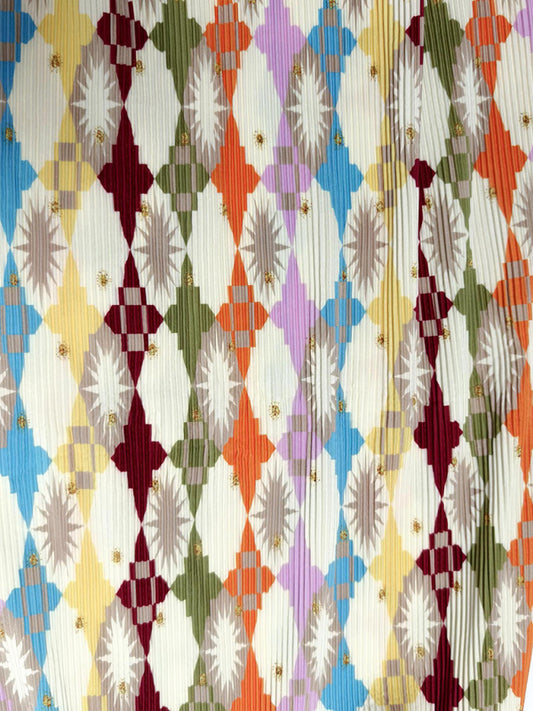 TEEK - Cream V-Neck Lantern Half Sleeve A-Line Dress DRESS TEEK K