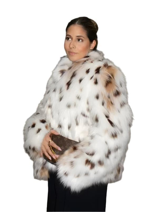 TEEK - Leopard Faux Fur Jacket JACKET TEEK K