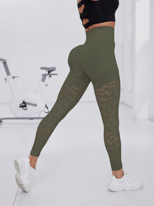 TEEK - Double Lift Mesh Fitness Pants Leggings PANTS TEEK K Olive Green S
