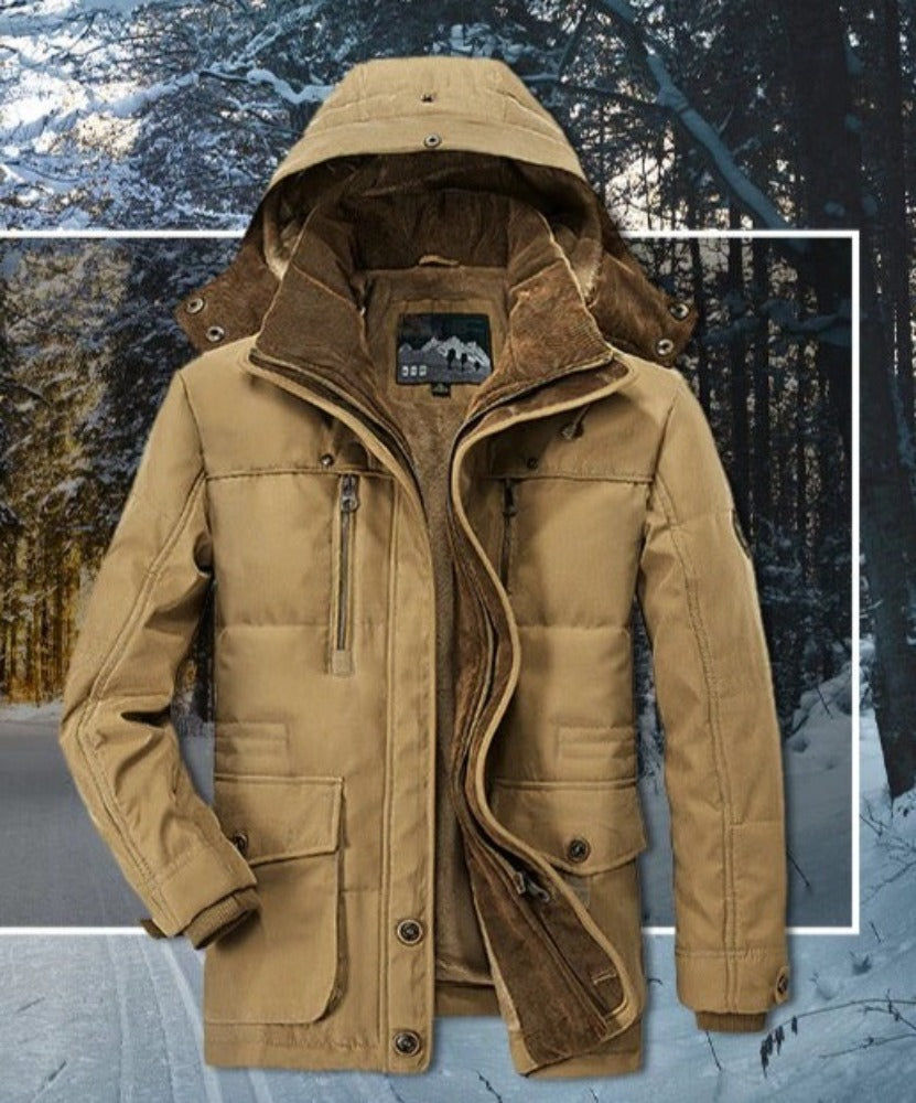 TEEK - Mens Hooded Winter Parka Inner Fleece Coat COAT TEEK 1TFY