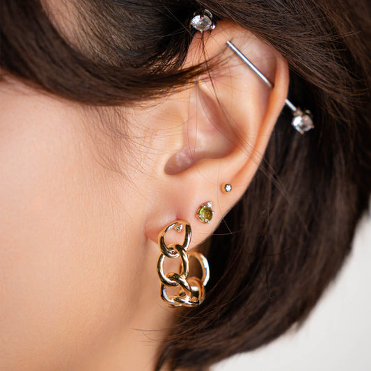 TEEK - Chunky Link Hoop Earrings JEWELRY TEEK GNH