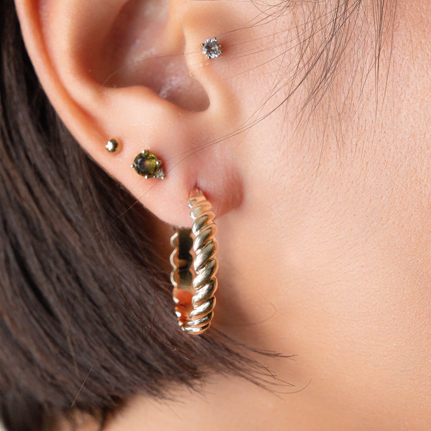 TEEK - Twist Hoop Earrings JEWELRY TEEK GNH