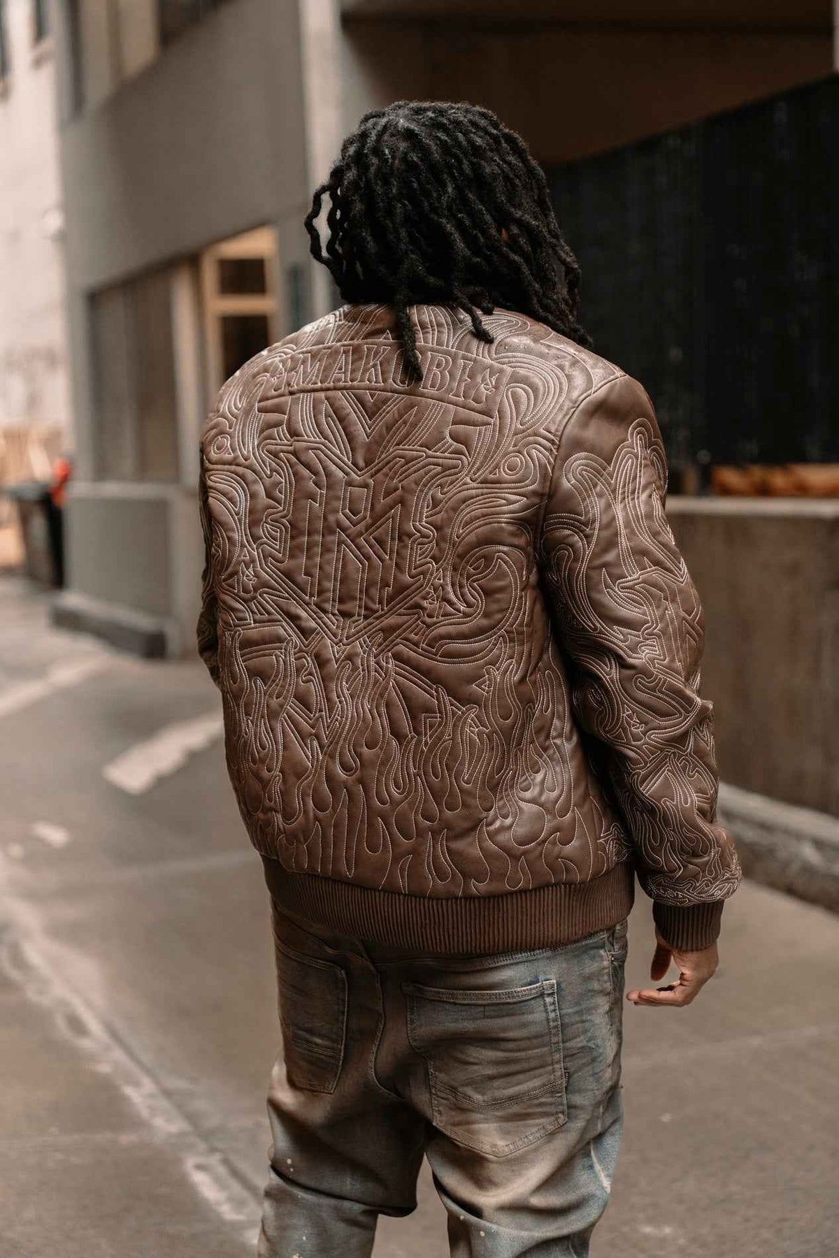 TEEK - Jacket| M4108 Bianco Bomber Jacket - Brown JACKET TEEK MJ