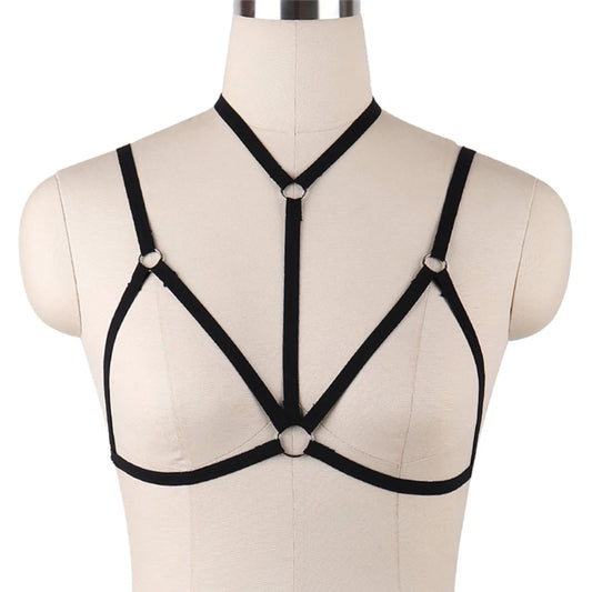 TEEK - Black Boerdo Triangle Body Harness BRA TEEK MS