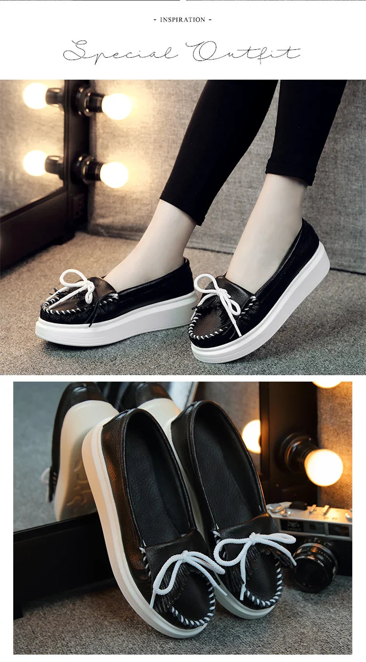 TEEK - Moeerue Platform Mocassins - Black SHOES TEEK MS