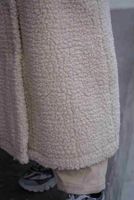 TEEK - Fleecie Combed Parka Coat - Sand COAT TEEK MS