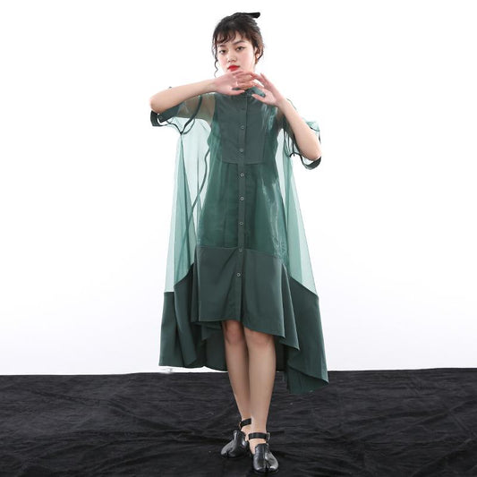 TEEK - Koharu Irregular Shirt Dress DRESS TEEK MS