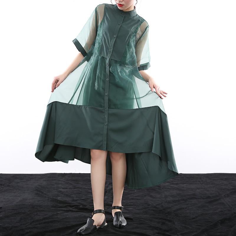 TEEK - Koharu Irregular Shirt Dress DRESS TEEK MS