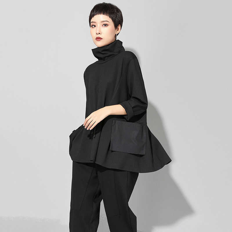 TEEK - Tsyua Drawstring Turtleneck Sweatshirt TOPS TEEK MS
