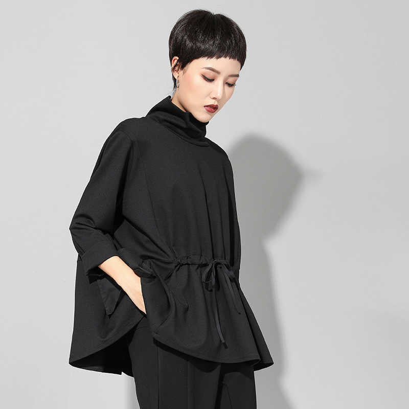 TEEK - Tsyua Drawstring Turtleneck Sweatshirt TOPS TEEK MS