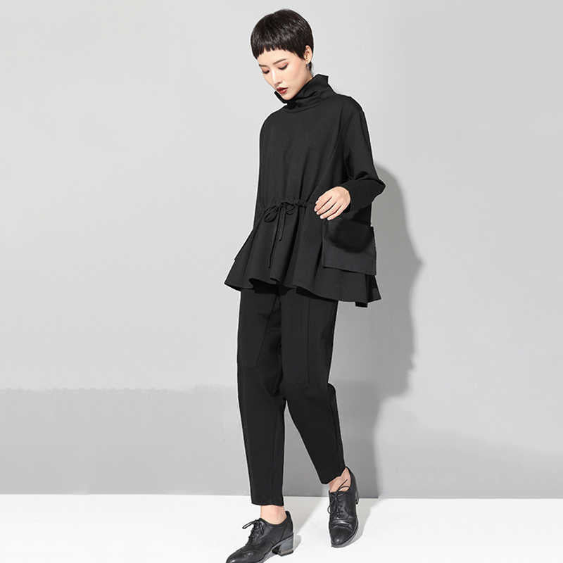 TEEK - Tsyua Drawstring Turtleneck Sweatshirt TOPS TEEK MS