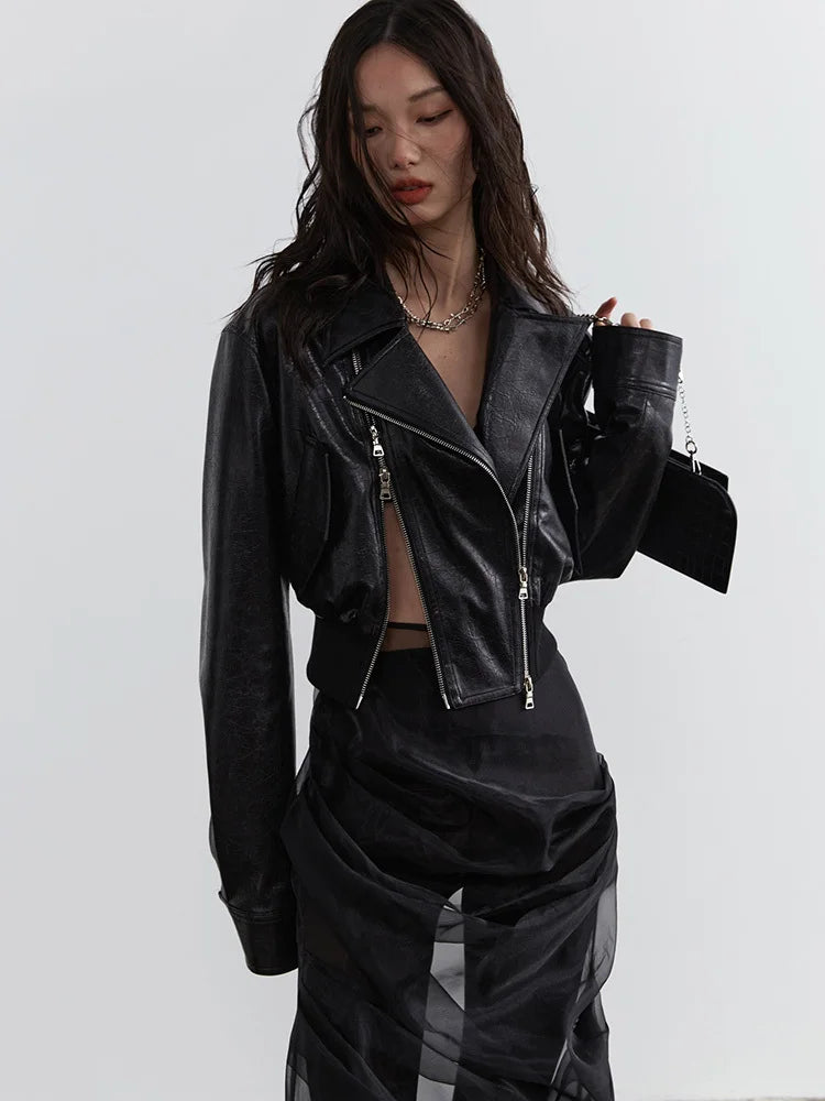 TEEK - Bataduh Vegan Leather Zipper Jacket JACKET TEEK MS