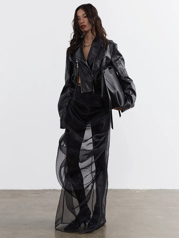 TEEK - Bataduh Vegan Leather Zipper Jacket JACKET TEEK MS