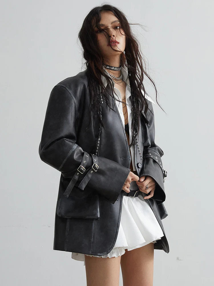 TEEK - Mauarci Vegan Leather Jacket JACKET TEEK MS