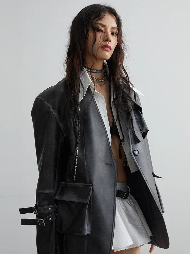 TEEK - Mauarci Vegan Leather Jacket JACKET TEEK MS