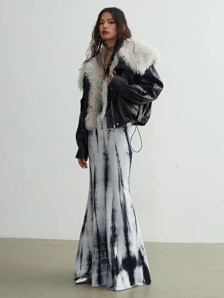 TEEK - Nursey Vegan Leather Fuzz Jacket JACKET TEEK MS