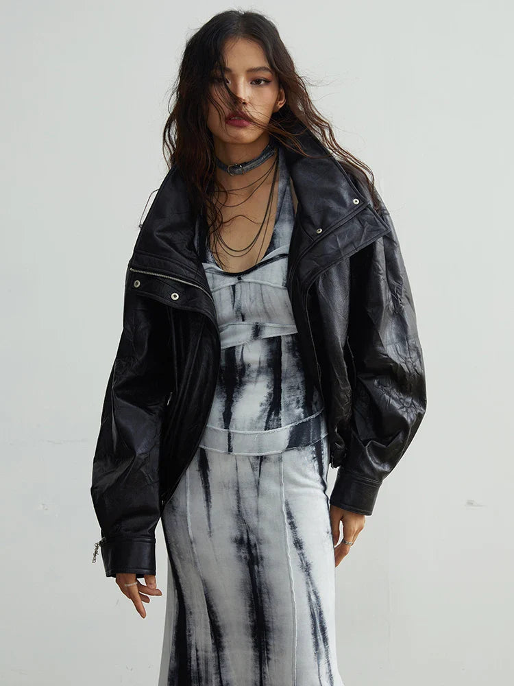 TEEK - Nursey Vegan Leather Fuzz Jacket JACKET TEEK MS