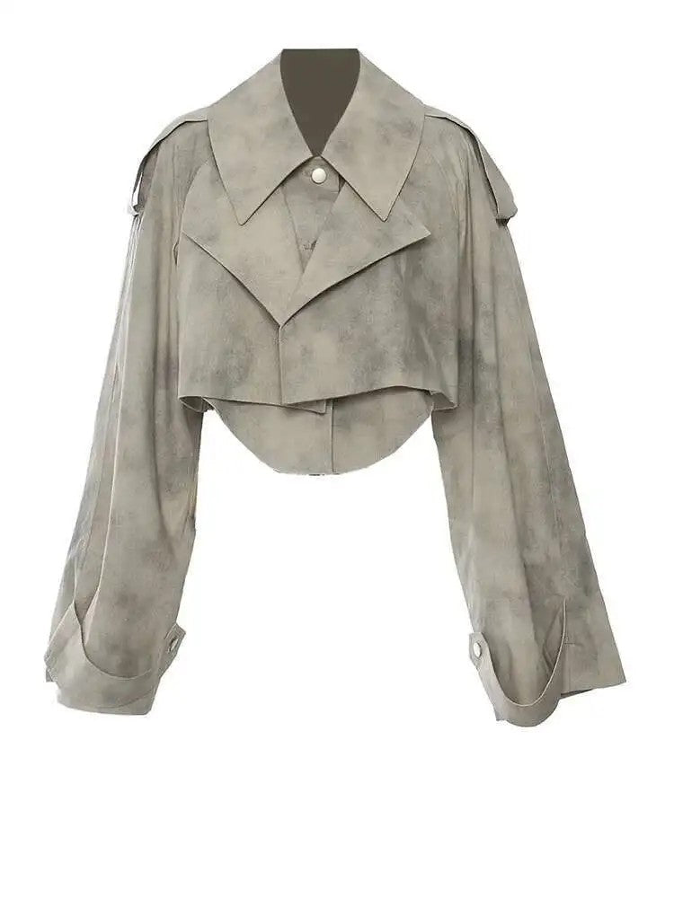 TEEK - Peecha Lapel Jacket JACKET TEEK MS Gray S