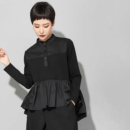 TEEK - Homura Button Up Ruffle Shirt TOPS TEEK MS