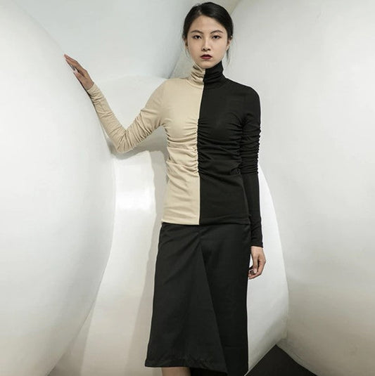 TEEK - Mikki Cruella Ruched Turtleneck TOPS TEEK MS