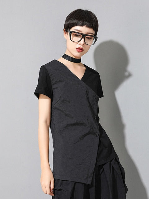 TEEK - Primii Button Wrap Shirt TOPS TEEK MS