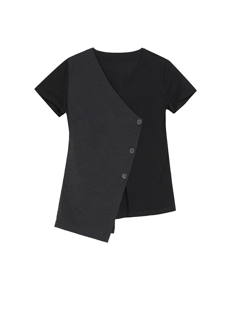 TEEK - Primii Button Wrap Shirt TOPS TEEK MS