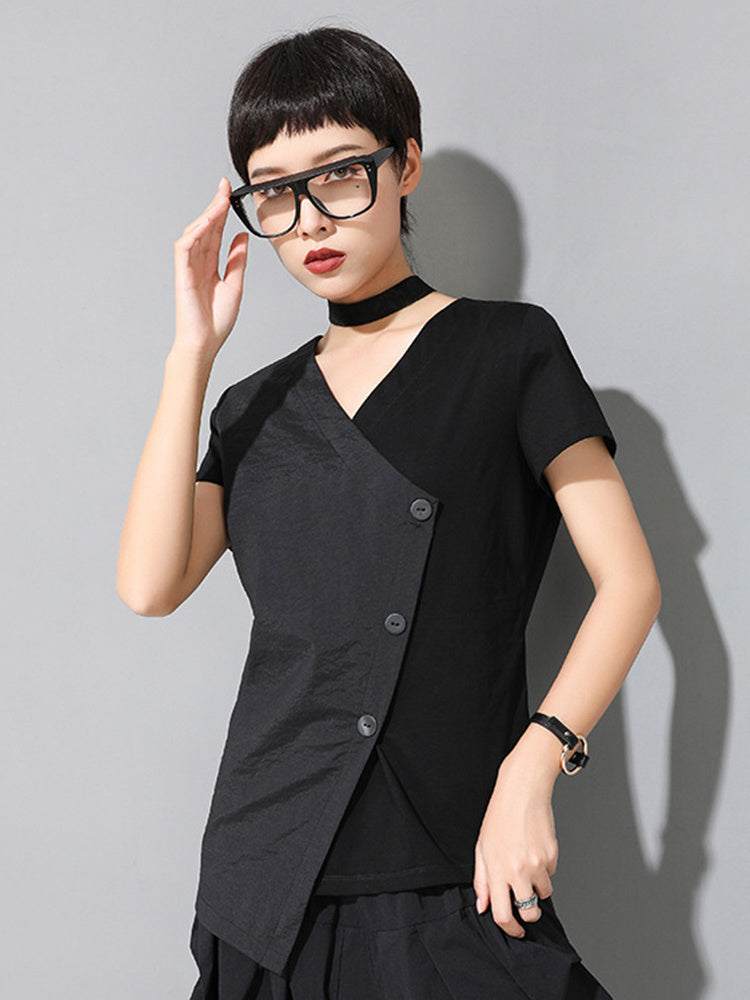 TEEK - Primii Button Wrap Shirt TOPS TEEK MS